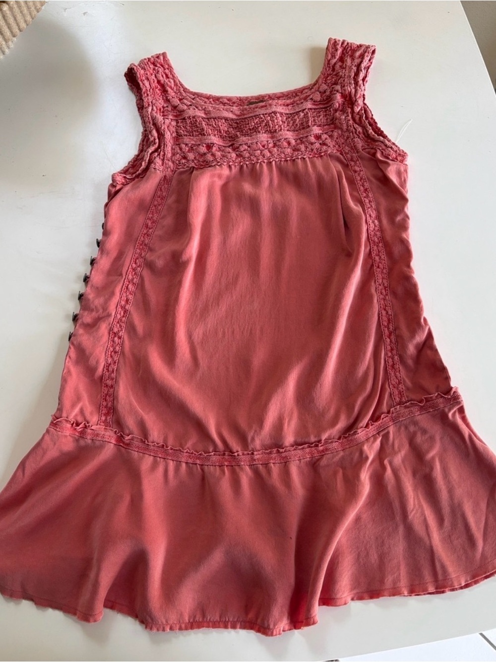 Free People Rosewood Lace Yoke Tank - Picture 5 of 8